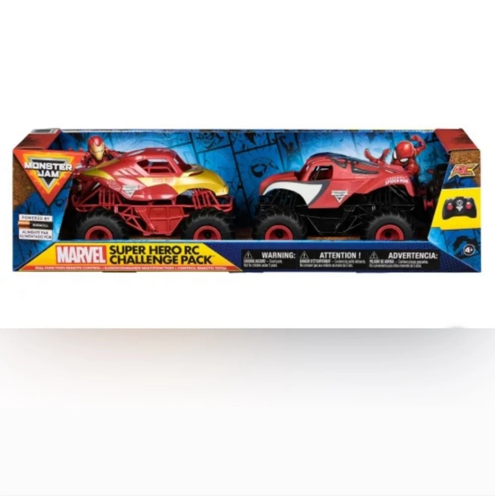 Monster Jam Superhero 1:24 Scale RC, 2-pack